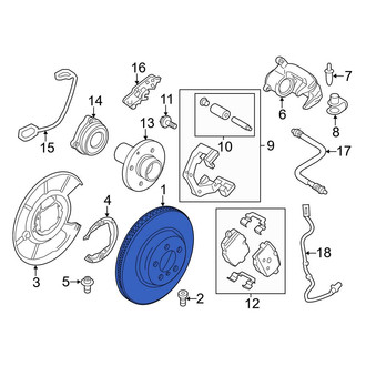 BMW OE - Rear Disc Brake Rotor