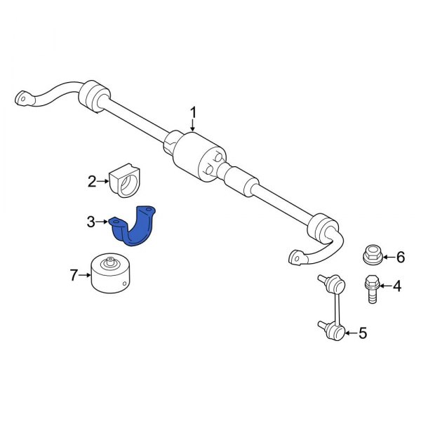 Suspension Stabilizer Bar Bracket