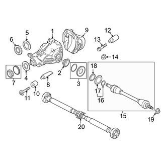 BMW OE - Rear Suspension - Axle & Differential