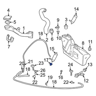 BMW OE - Headlight Washer Pump Grommet