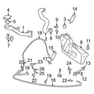 BMW OE - Front Lamps - Washer Components