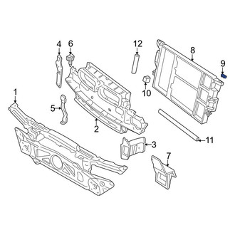 BMW OE - Upper Radiator Insulator