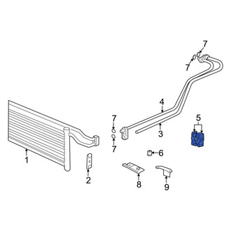BMW OE - Transmission Oil Cooler Line Bracket