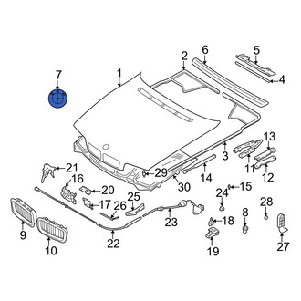 BMW OE - Rear Deck Lid Emblem