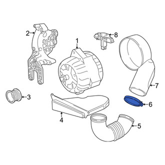 BMW OE - Alternator Air Duct Clamp