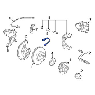 BMW OE - Front Disc Brake Pad Wear Sensor