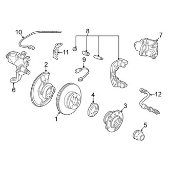 BMW OE - Front Suspension - Brake Components
