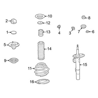 BMW OE - Front Suspension - Struts & Components