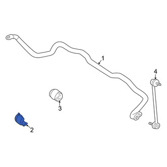 BMW OE - Front Suspension Stabilizer Bar Bracket