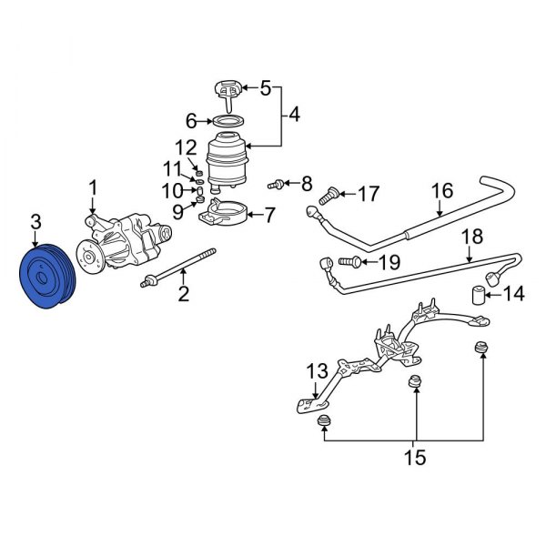 Power Steering Pump Pulley