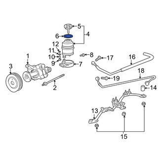 BMW OE - Power Steering Reservoir Cap Seal