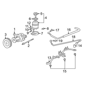 BMW OE - Steering Gear & Linkage - Pump & Hoses (W/O Auto Leveling)