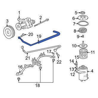 BMW OE - Power Steering Return Hose
