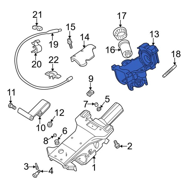 Ignition Lock Housing