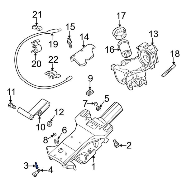 Steering Column Bolt