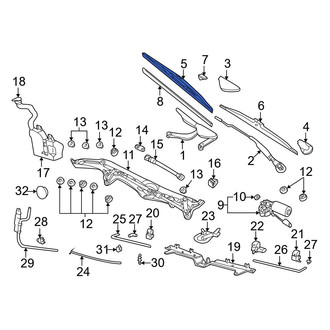 BMW OE - Left Wiper Blade