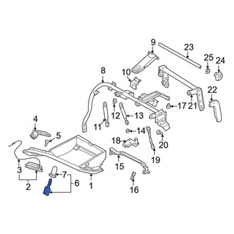 BMW OE - Rear Console Lock Cylinder and Key