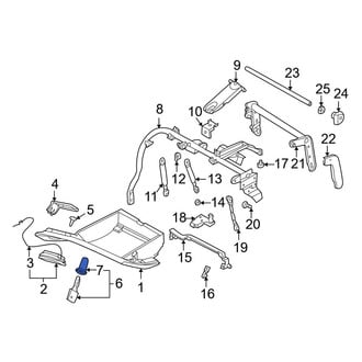 BMW OE - Rear Console Lock Cylinder and Key