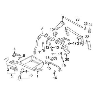 BMW OE - Instrument Panel - Glove Box (Passenger Side)