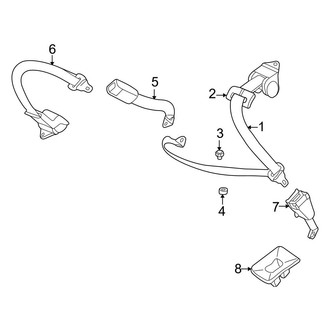 BMW OE - Restraint Systems - Rear Seat Belts