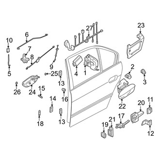 BMW OE - Rear Door - Lock & Hardware