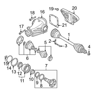 BMW OE - Rear Suspension - Axle & Differential