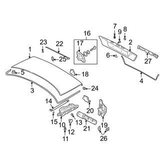 BMW OE - Deck Lid Trim Grommet