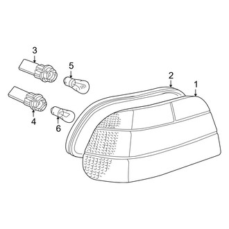 BMW OE - Rear Lamps - Combination Tail Lamps