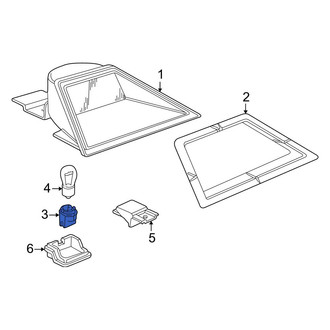 BMW OE - Rear Center High Mount Stop Light Socket