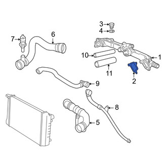 BMW OE - Engine Coolant Water Inlet Gasket