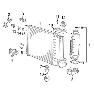 BMW OE - Upper Engine Coolant Reservoir Gasket