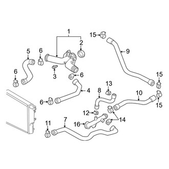 BMW OE - Cooling - Hoses & Pipes (1.9L)
