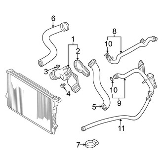 BMW OE - Cooling - Hoses & Pipes (2.8L)