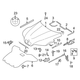 BMW OE - Hood & Grille - Hood & Components