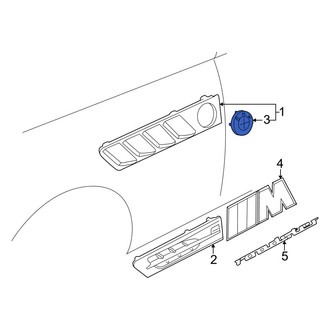 BMW OE - Front Fender Emblem