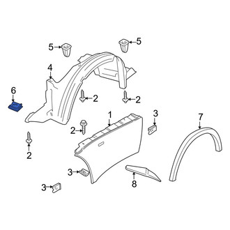 BMW OE - Fender Liner Nut
