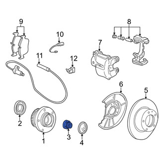 BMW OE - Rear Axle Nut