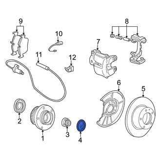 BMW OE - Wheel Bearing Dust Cap