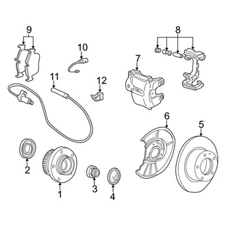 BMW OE - Front Suspension - Brake Components (Coupe / Roadster)
