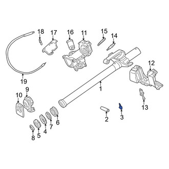BMW OE - Steering Column Tube Bolt