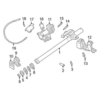 BMW OE - Steering Column - Housing & Components (3.2L)