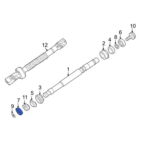 Steering Shaft Washer