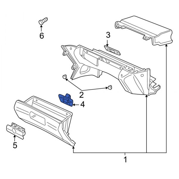 Glove Box Latch