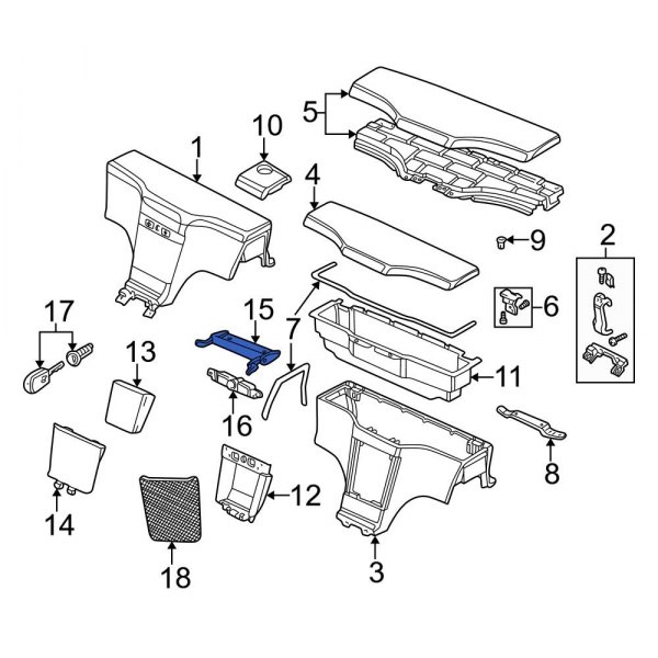 Center Console Latch