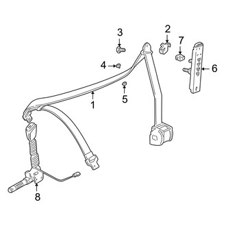 BMW OE - Restraint Systems - Front Seat Belts (Coupe / M Coupe)