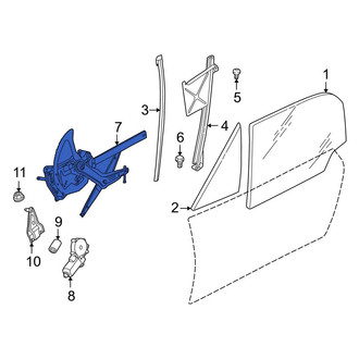 BMW OE - Front Left Window Regulator