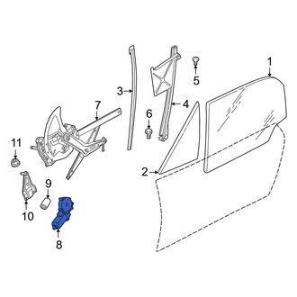 BMW OE - Front Left Window Motor