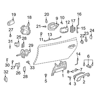 BMW OE - Door - Lock & Hardware