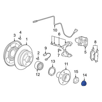 BMW OE - Rear Axle Nut