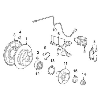 BMW OE - Rear Suspension - Brake Components (Coupe / Roadster)